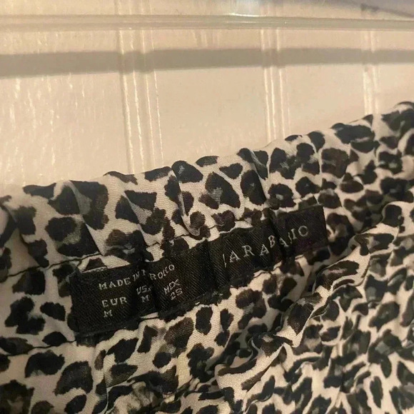 Zara leopard print pants - Picture 6 of 9